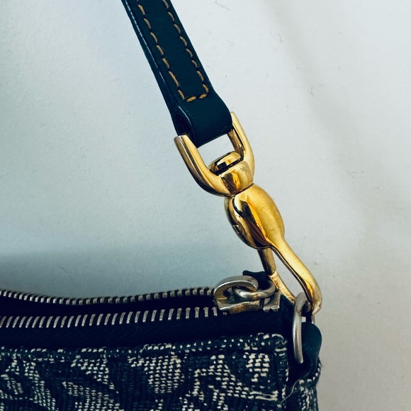 Authentic Vintage Blue Dior Saddle bag (1100) - Picture 4 of 6